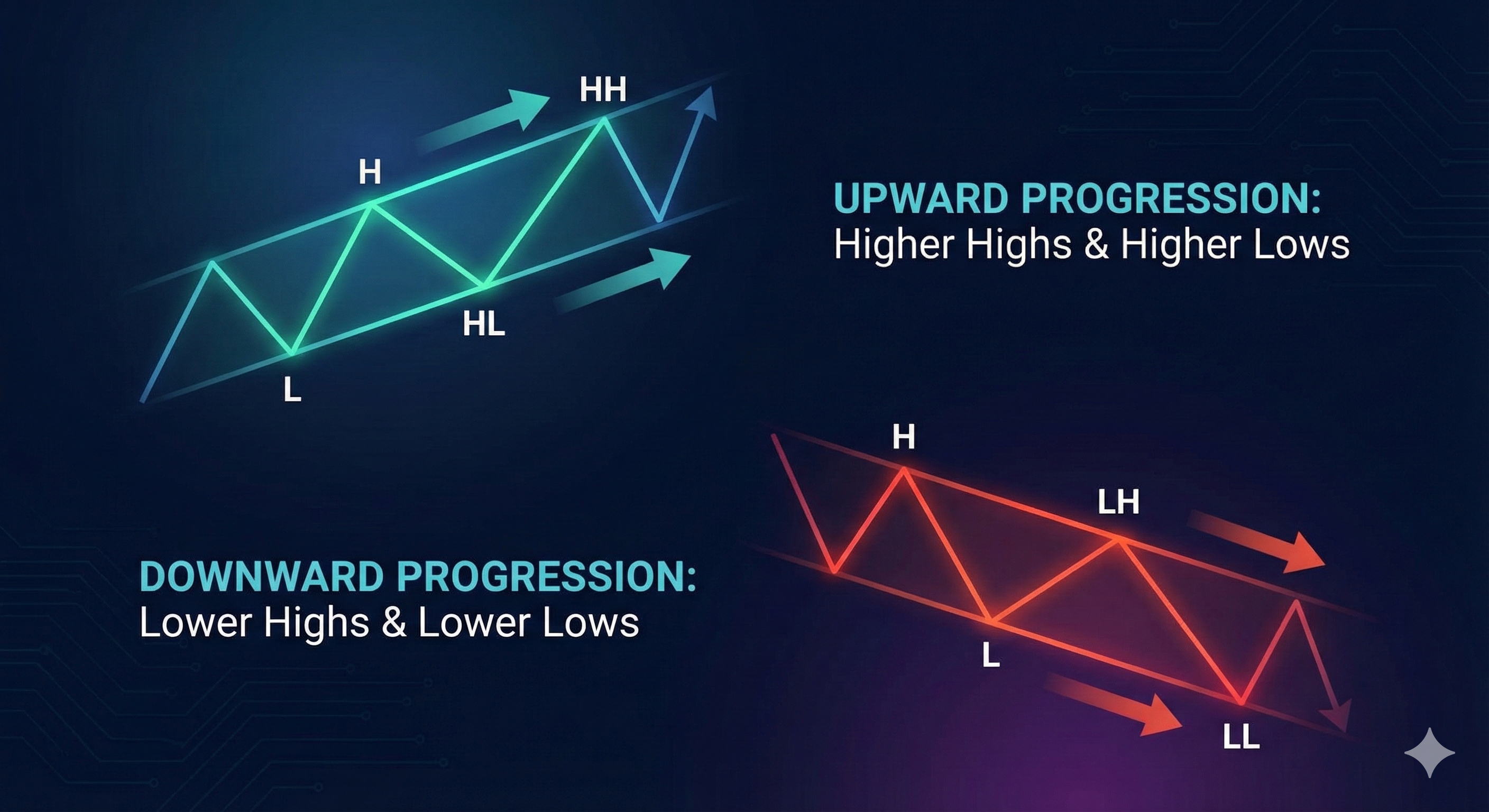 Trend identification visualization