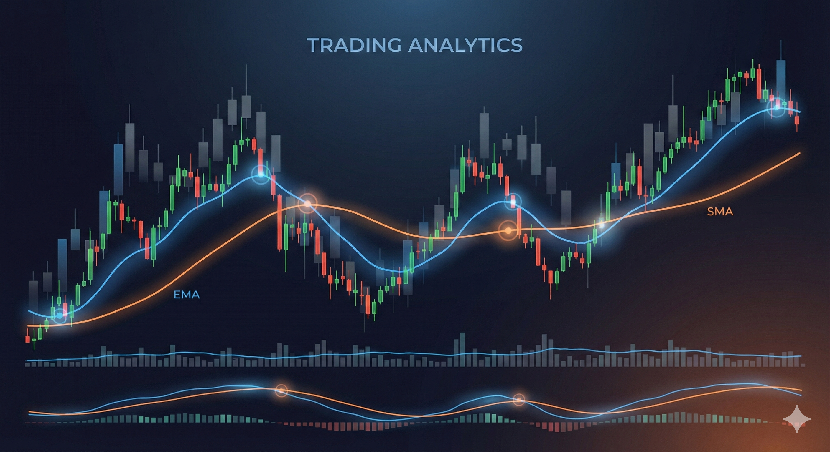 Moving averages visualization