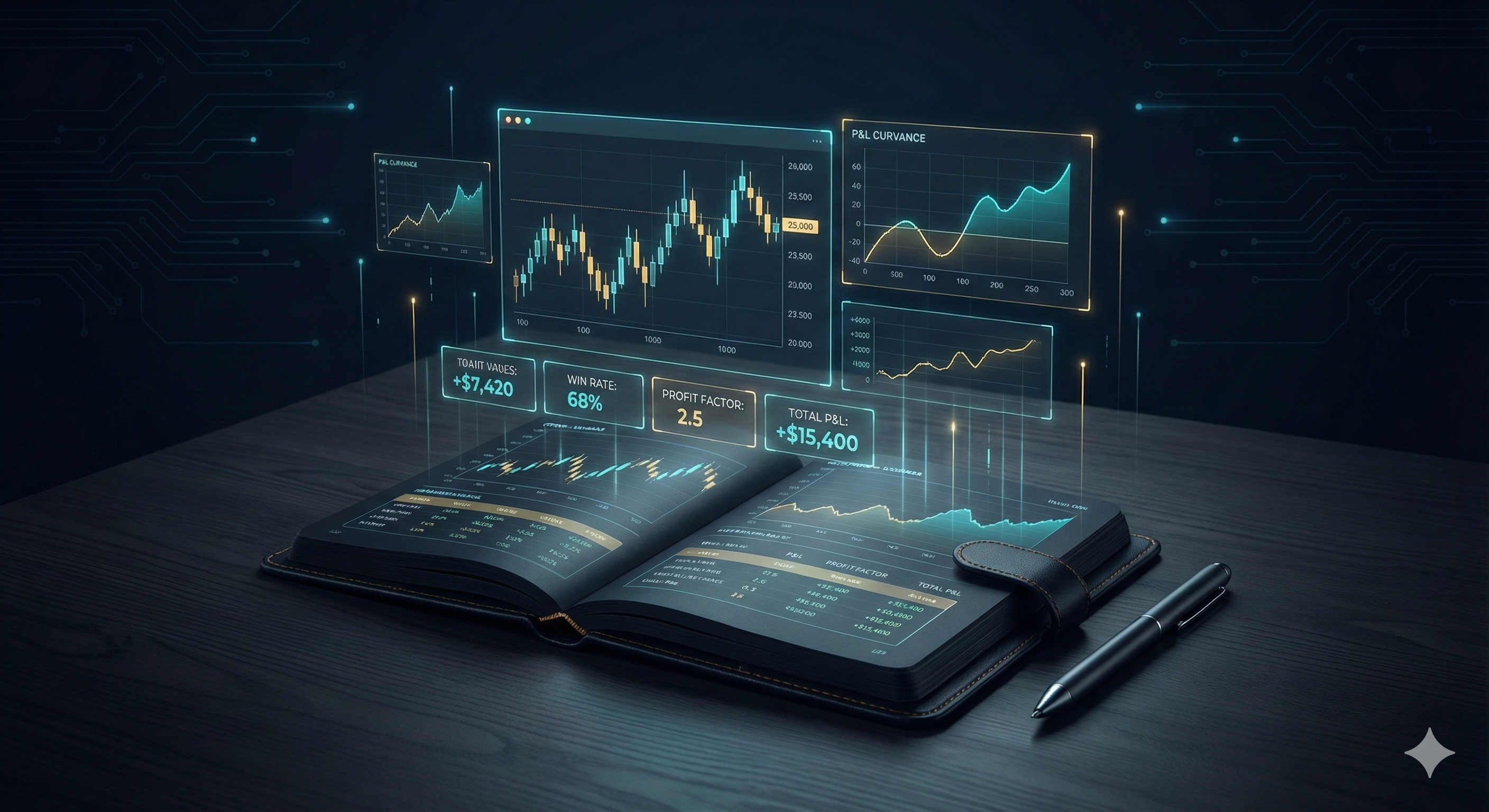 Kereskedési napló vizualizáció